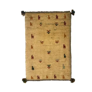 گبه فرش دستباف نیم متری مدل بافت قشقای شیراز کد NKP-sgp39