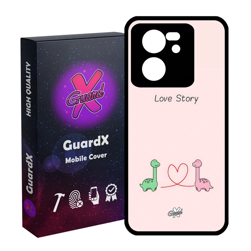 کاور گارد ایکس طرح Love مدل Glass10654 مناسب برای گوشی موبایل شیائومی 13T/13T Pro/Redmi K60 Ultra