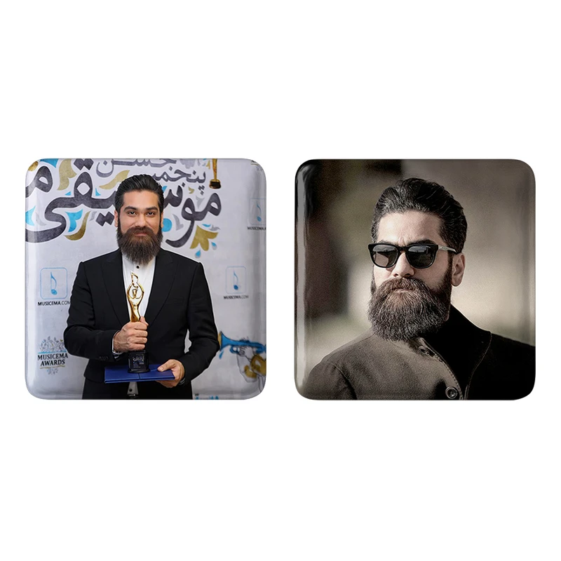 مگنت خندالو مدل علی زندوکیلی کد 40434044 مجموعه 2 عددی