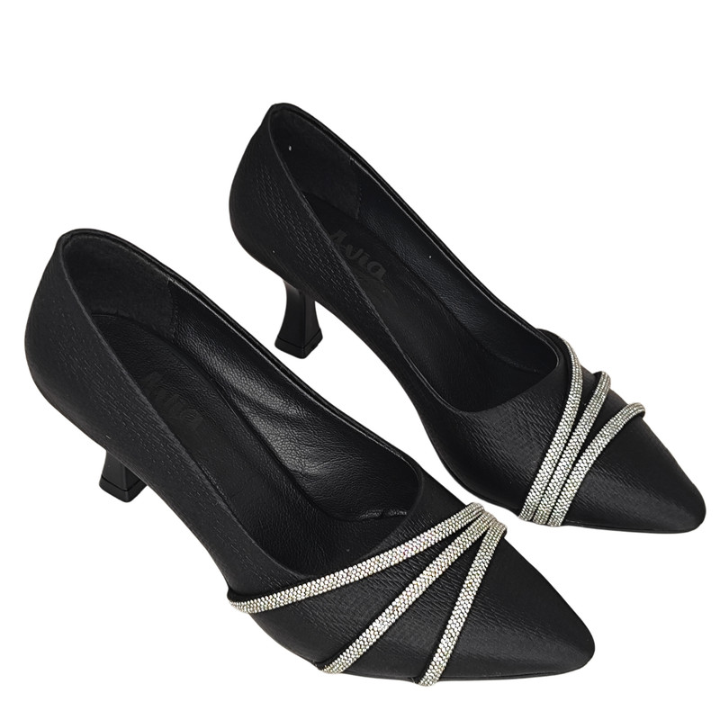 کفش زنانه مدل نگین دار سه خط 39