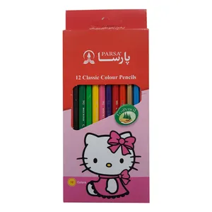 مداد رنگی 12 رنگ پارسا کد K