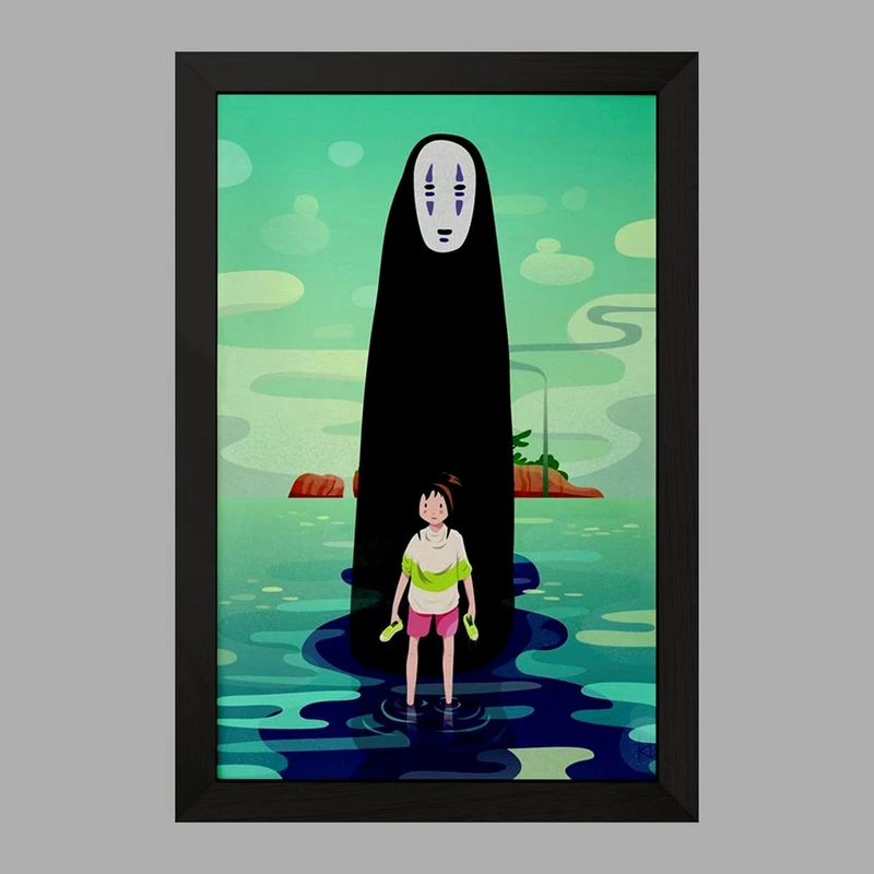 تابلو خندالو مدل انیمه شهر اشباح Spirited Away  کد 4882