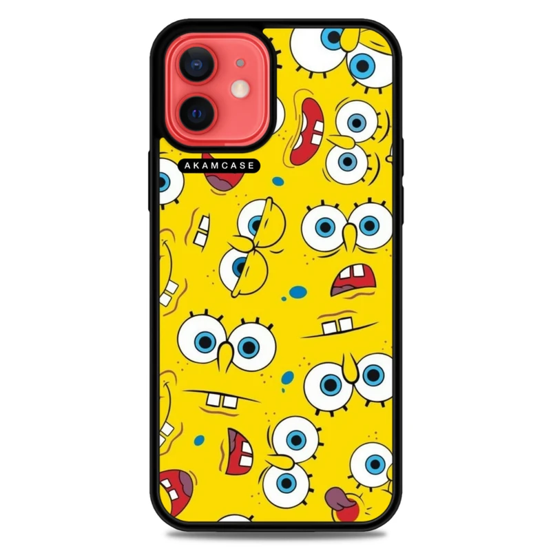 کاور آکام مدل AMC-WA12-SPONGE BOB5 مناسب برای گوشی موبایل اپل iPhone 12