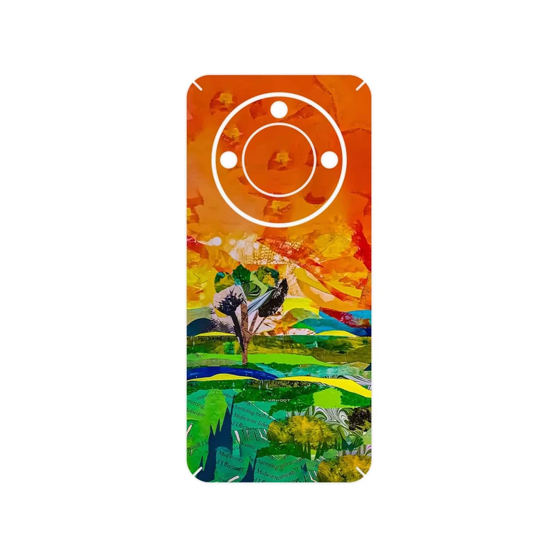 برچسب پوششی ماهوت مدل Collage of Painting مناسب برای گوشی موبایل آنر X9c Smart