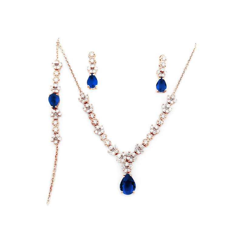 نیم ست نقره زنانه مدل S052bRo