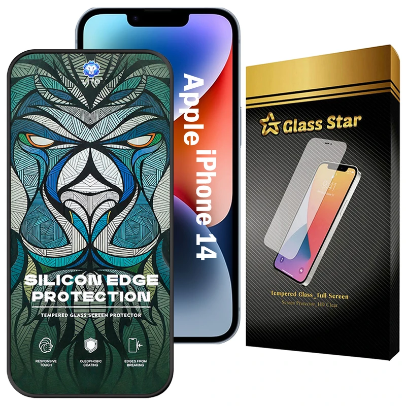 محافظ صفحه نمایش گلس استار مدل LITOSILG مناسب برای گوشی موبایل اپل iPhone 14