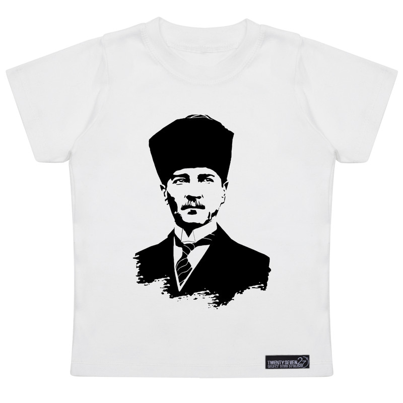 تی شرت آستین کوتاه پسرانه 27 مدل Ataturk کد MH933