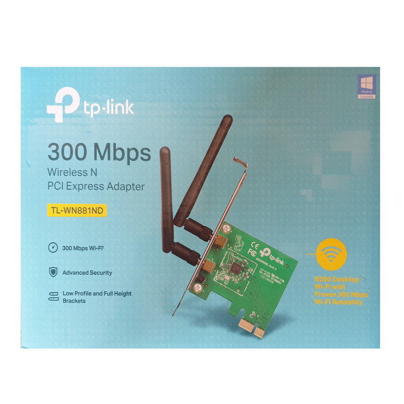 کارت شبکه بی سیم PCI Express تی پی-لینک مدل TL-WN881ND 3