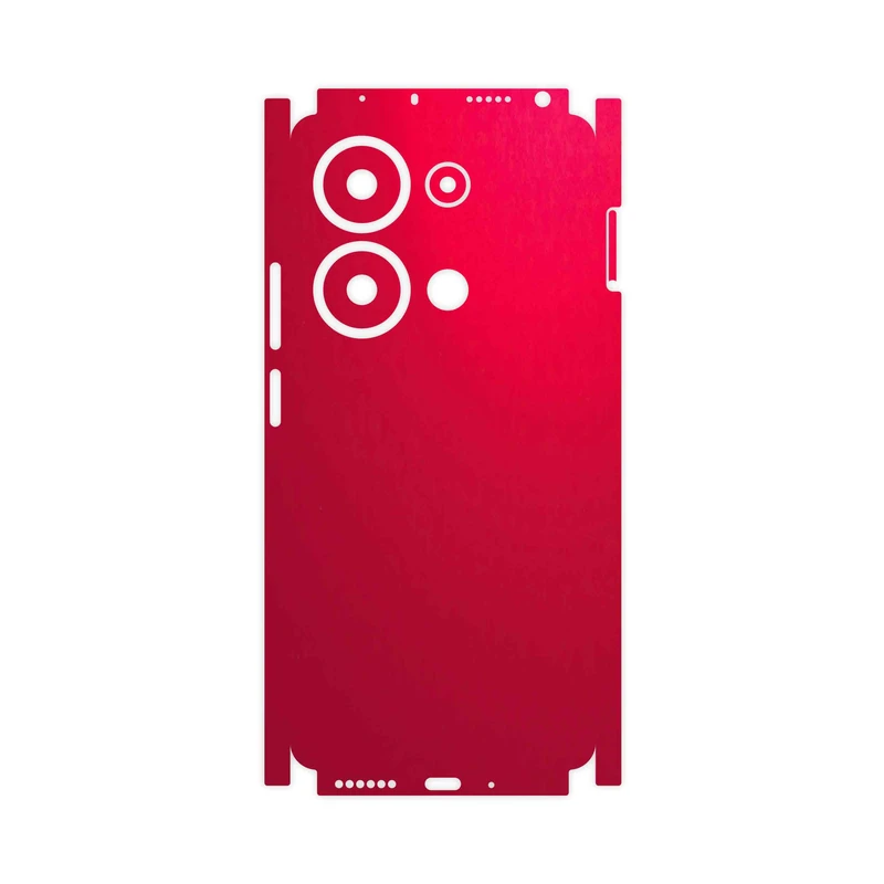 برچسب پوششی ماهوت مدل Matte-Warm-Red-FullSkin مناسب برای گوشی موبایل شیائومی Poco M6 Pro 4G
