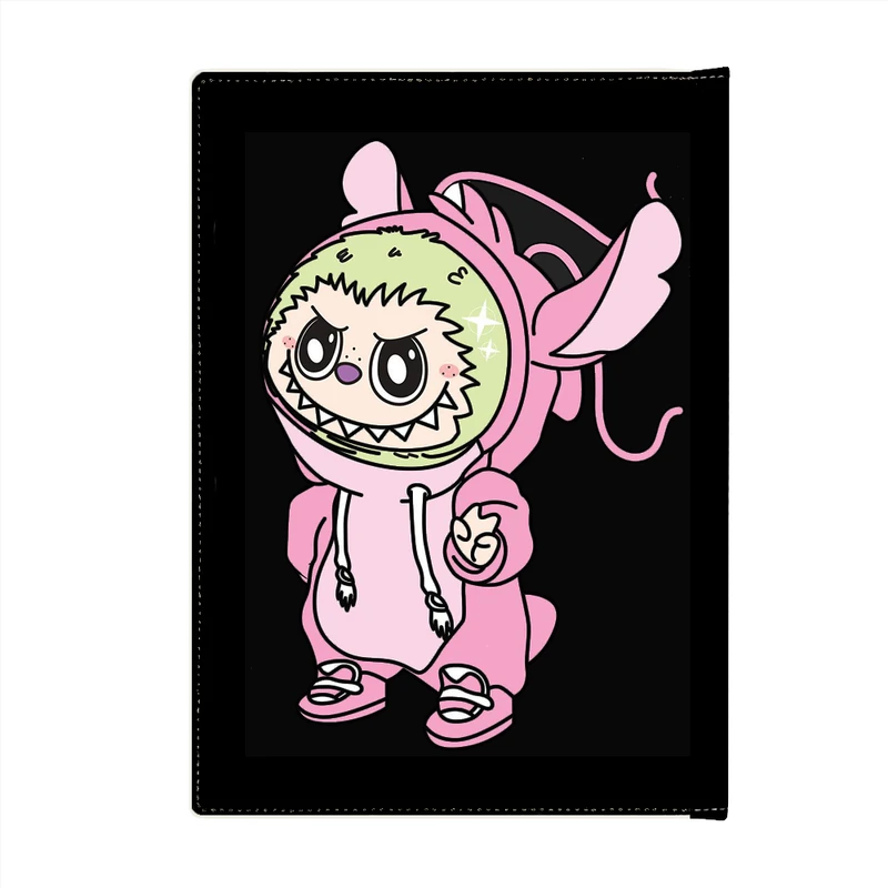 کلاسور پاد آفرین مدل فانتزی کارتونی طرح لبوبو بامزه ترند کد p218