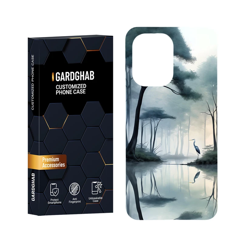 کاور گارد قاب مدل هنری مناسب برای گوشی موبایل شیائومی Redmi 13C 4G