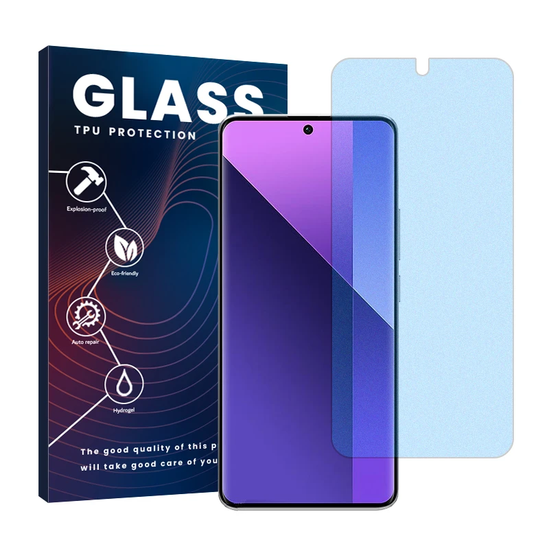 محافظ صفحه نمایش مات ضد اشعه آبی گلس مدل Resistant مناسب برای گوشی موبایل شیائومی Redmi Note 13 Pro Plus