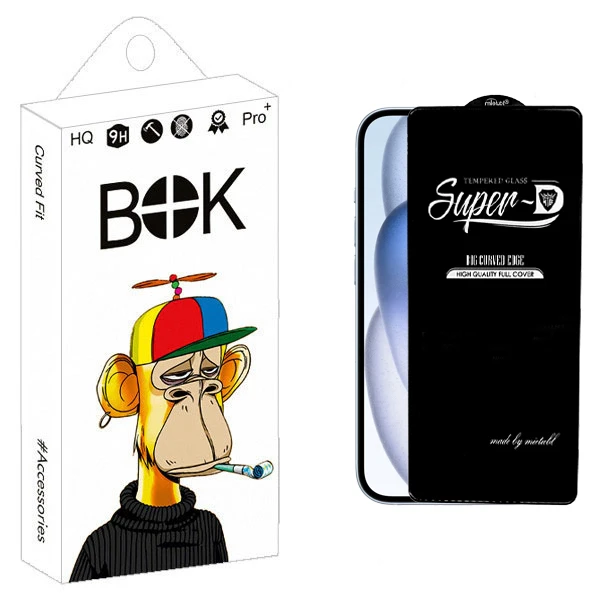 محافظ صفحه نمایش بوک مدل SuperD Guard مناسب برای گوشی موبایل اپل iPhone 15 / 16