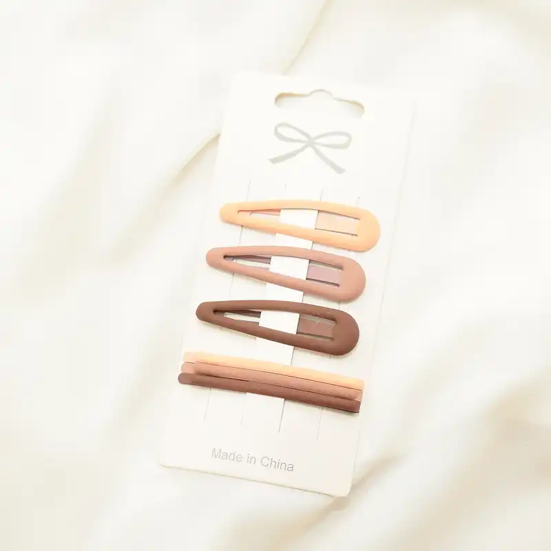 گیره مو زنانه مدل تق تقی بسته 6 عددی