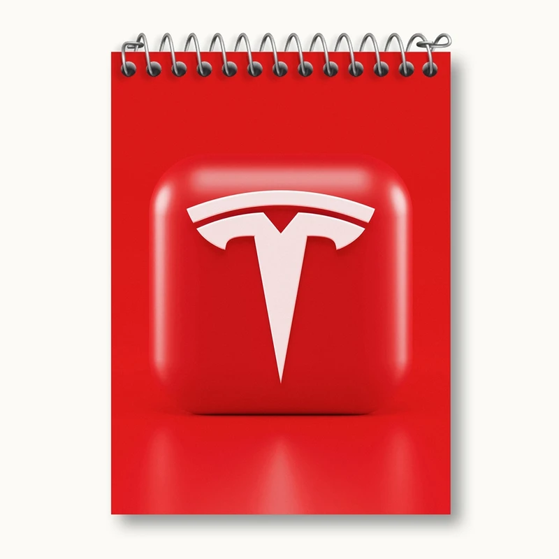 دفتر یادداشت 50 برگ خندالو مدل تسلا tesla کد 30708