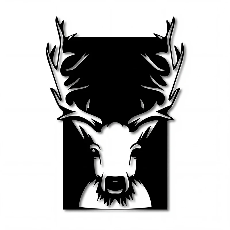 دیوارکوب دیزانور طرح گوزن مدل 30 کد A066