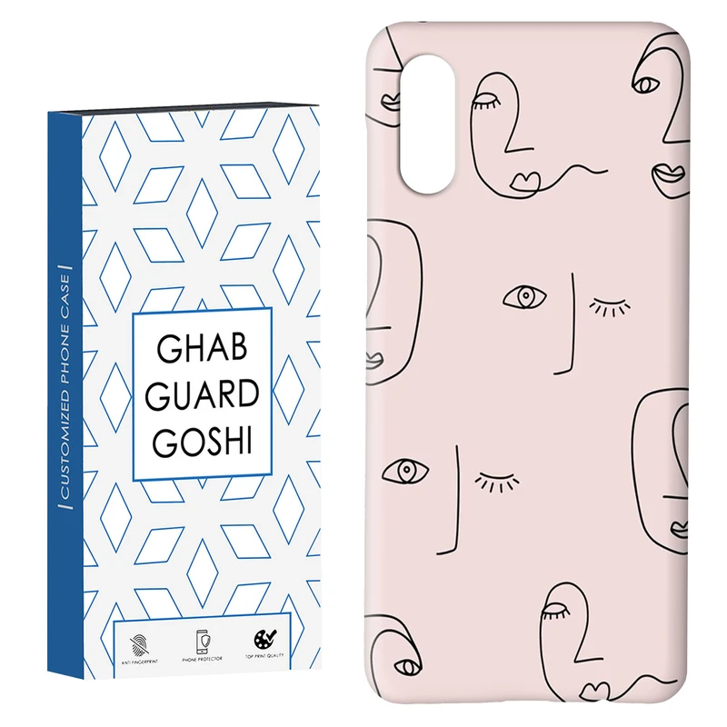 کاور قاب گارد گوشی طرح صورت کد Dimo-515 مناسب برای گوشی موبایل سامسونگ Galaxy A02 / M02