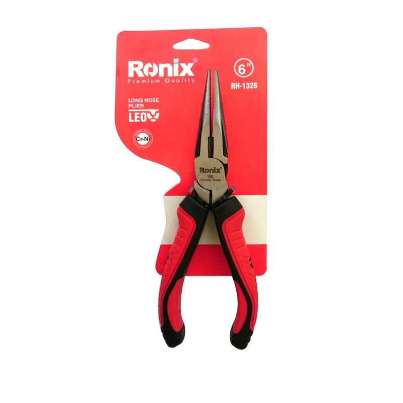 انبر دم باریک رونیکس مدل RON-1326 سایز 6 اینچ