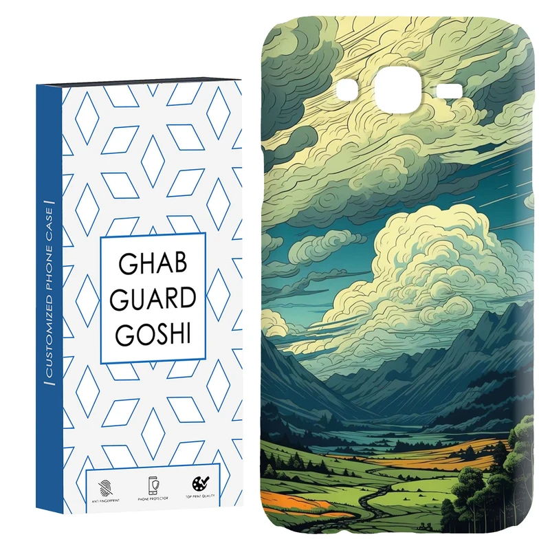 کاور قاب گارد گوشی طرح منظره کد Dimo-172 مناسب برای گوشی موبایل سامسونگ Galaxy J7 2015 / J7 core / J700