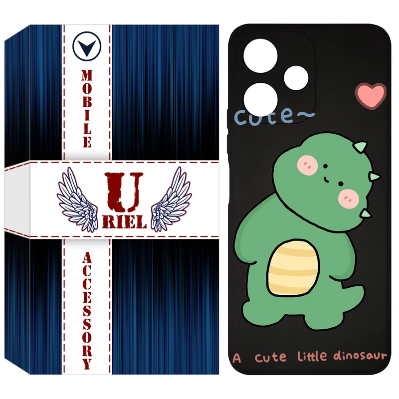 کاور یوریل مدل KSH کد 3 طرح دایناسور مناسب برای گوشی موبایل شیائومی Redmi 12 5G / Redmi Note 12R