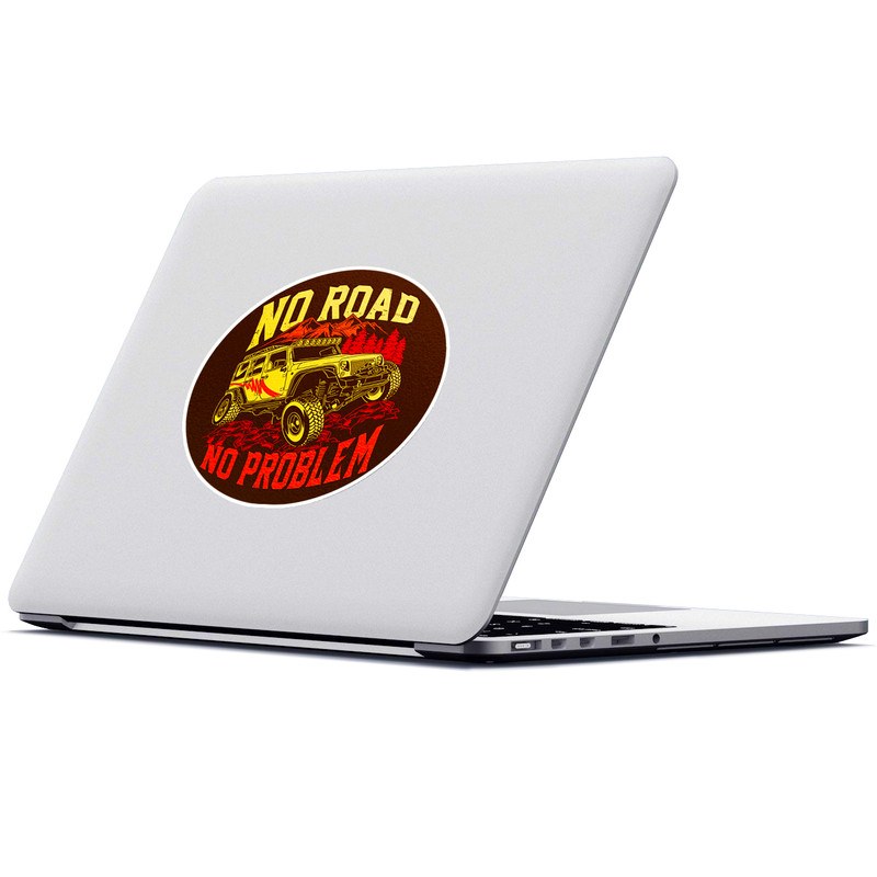 استیکر لپ تاپ ماسا دیزاین طرح OFF ROAD مدل STK944