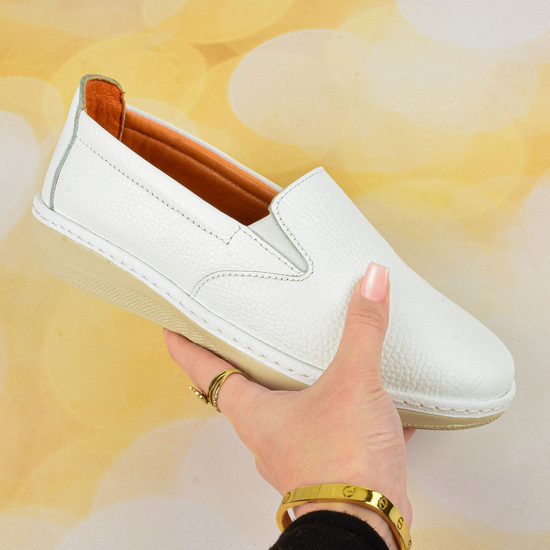 کفش روزمره زنانه مدل چرم طبیعی WH.4139