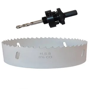 مته گردبر آهن کبالت مدل CO2-1155 سایز 155 میلی متر مجموعه دو عددی