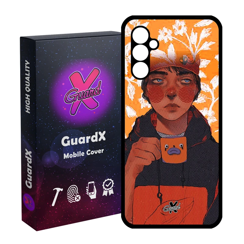 کاور گارد ایکس طرح Girl مدل Glass10319 مناسب برای گوشی موبایل سامسونگ Galaxy A24/A24 4G/M34 5G