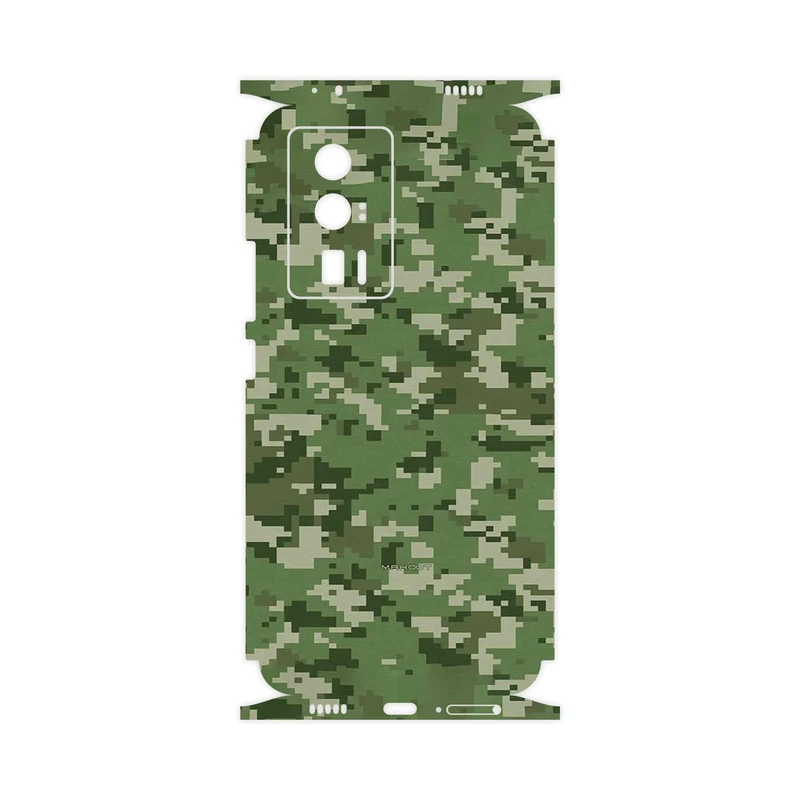 برچسب پوششی ماهوت مدل Army_Green_Pixel-FullSkin مناسب برای گوشی موبایل شیائومی Poco F5 Pro