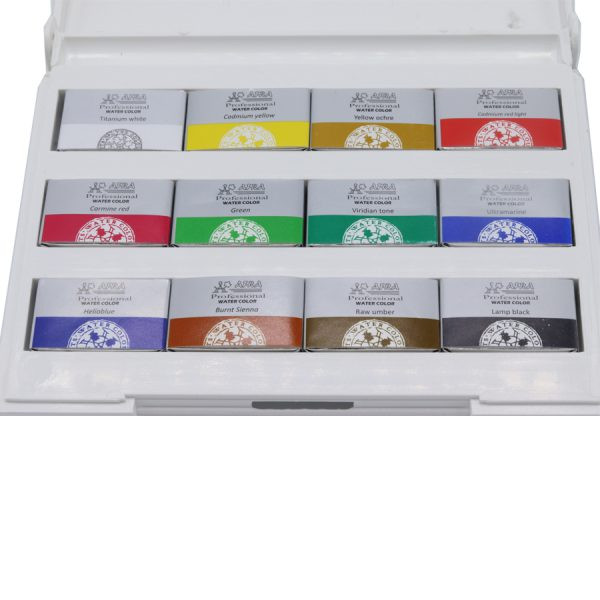 آبرنگ 12 رنگ افرا کد 139901