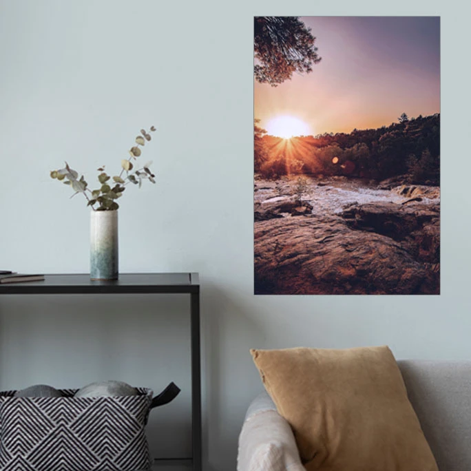 پوستر گوفی مدل والپیپر غروب آفتاب زیبا طرح طبیعت و گردشگری Nature Sunset 4K کد ROCK52