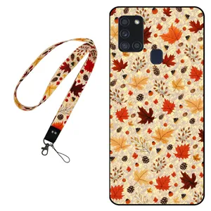 Megafone Fall 0017 Cover For Samsung Galaxy A21 S Mobile Neckband