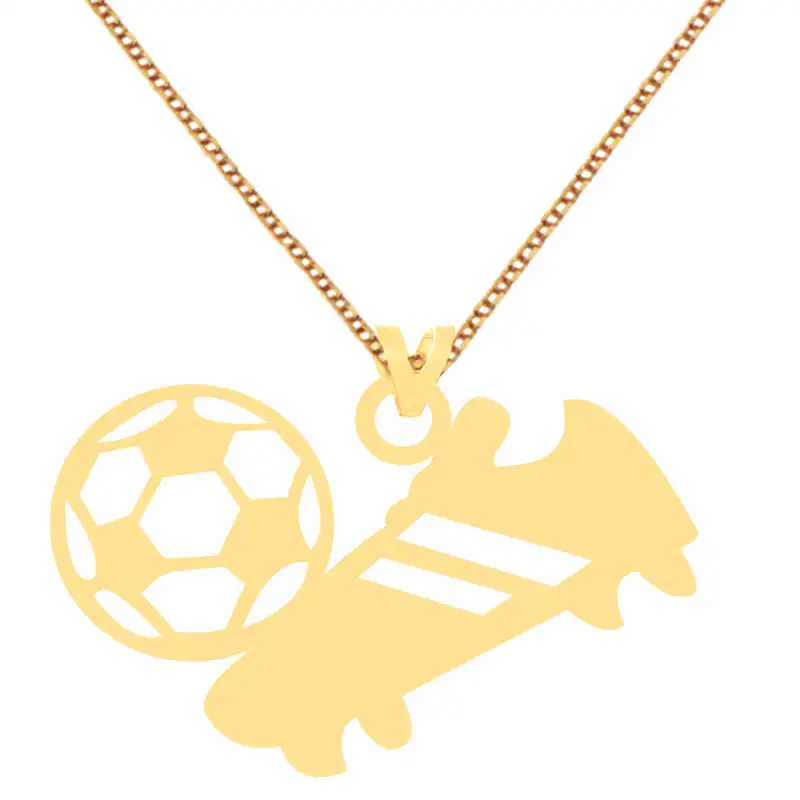 گردنبند طلا 18 عیار زنانه الن نار مدل فوتباليست 7169