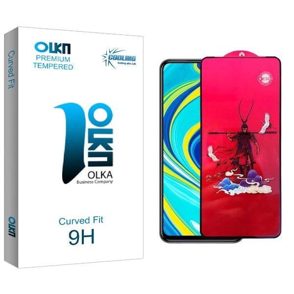 محافظ صفحه نمایش کولینگ مدل Olka King مناسب برای گوشی موبایل شیائومی Redmi Note 9s/Note 9 Pro
