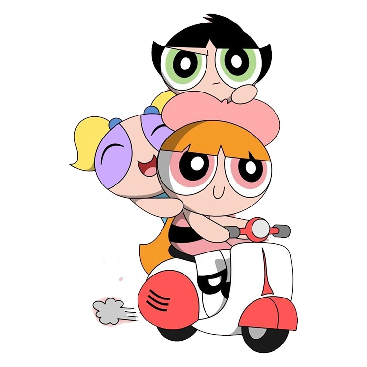 استیکر پارچه و لباس پاد آفرین مدل دخترونه کارتونی کد 690