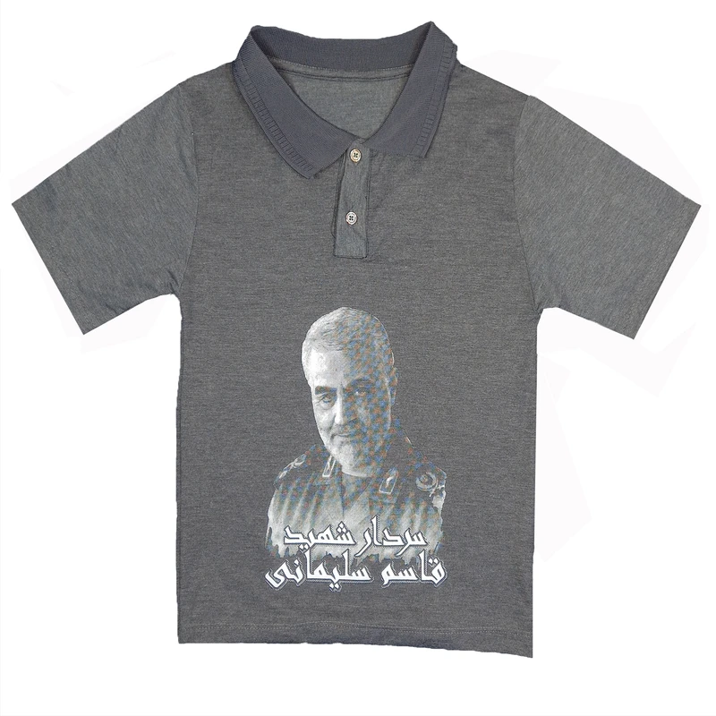 پولوشرت پسرانه مدل سردار سلیمانی کد 01