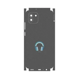 MAHOOT Minimal Headphone Icon-FullSkin Cover Sticker for Samsung Galaxy A03