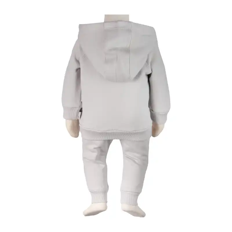 ست هودی و شلوار نوزادی آدمک مدل  گندم کد 110036