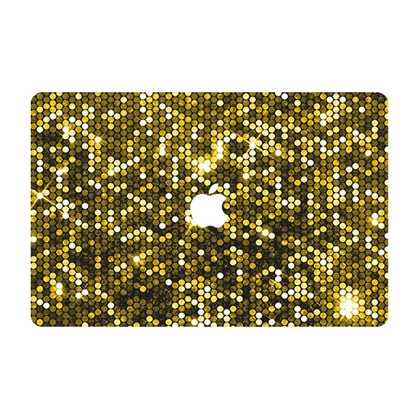 برچسب تزئینی مدل GLD کد 126مناسب برای مک بوک پرو 15 اینچ