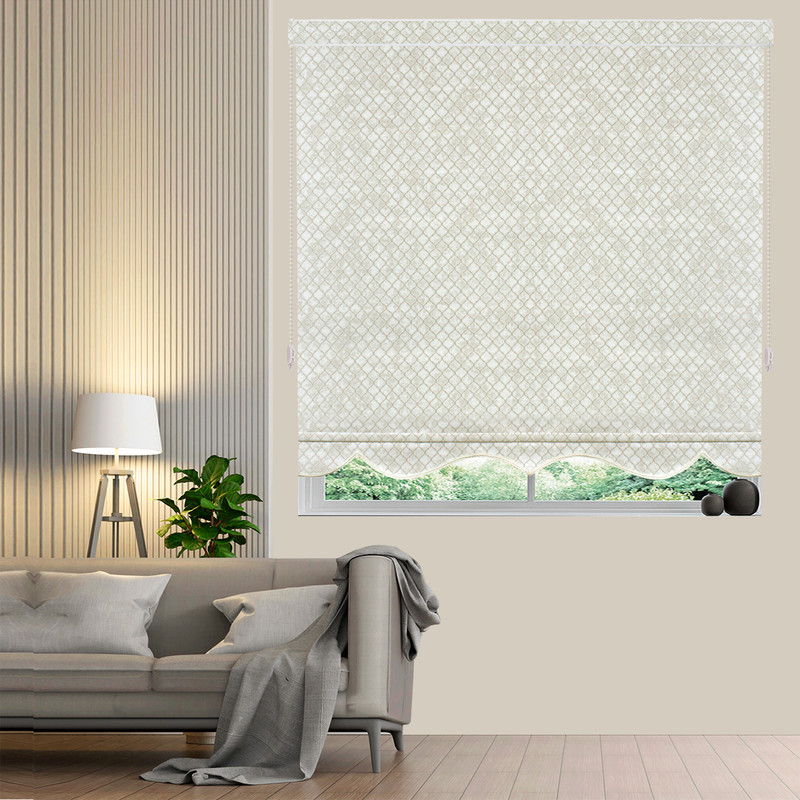 پرده شید زیو مدل رومن7505 سایز 150×100 سانتی متر