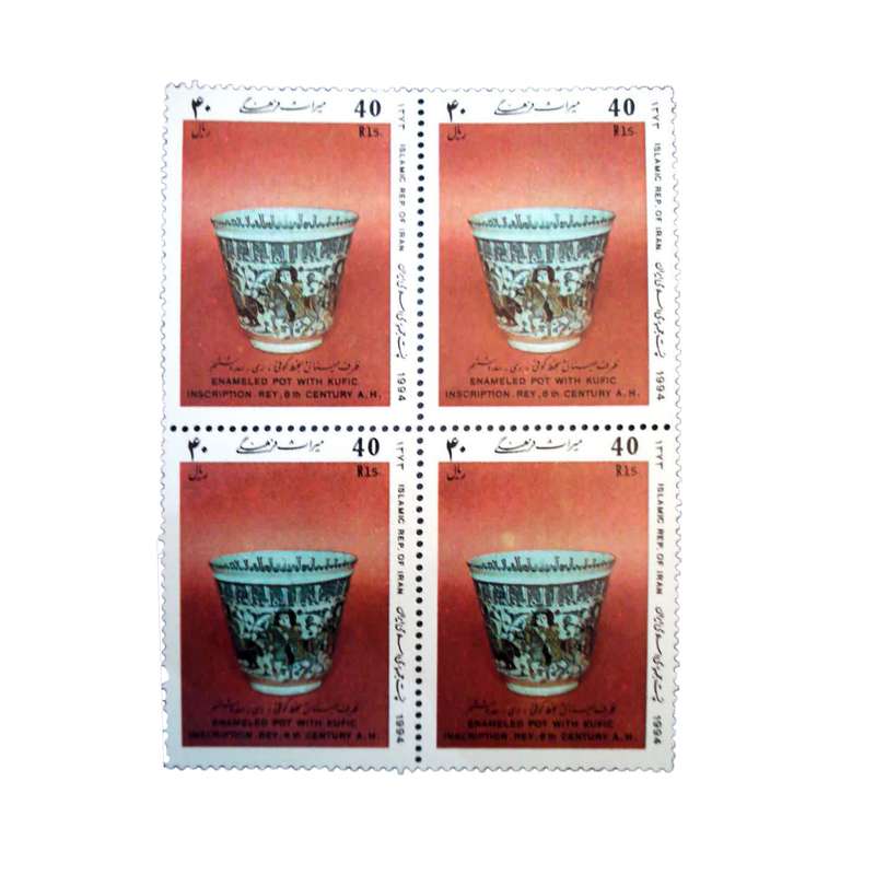 تمبر یادگاری مدل میراث فرهنگی 1373 کد IR4368 مجموعه 4 عددی تمبر یادگاری مدل میراث فرهنگی 1373 کد IR4368 مجموعه 4 عددی