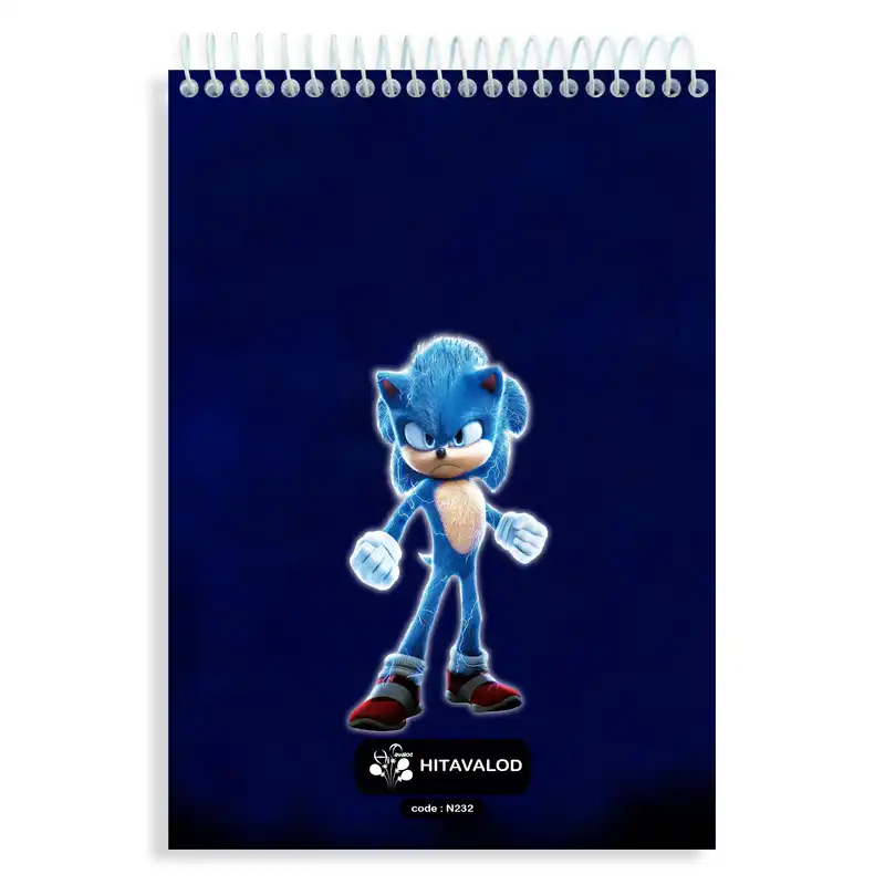 دفتر نقاشی 60 برگ مدل سونیک کد N232