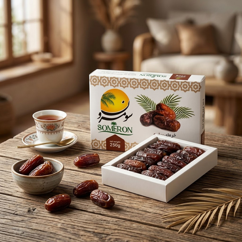 خرمای پیارم درجه یک سومِرون شهر زنان کارآفرین - ۲۵۰ گرم
