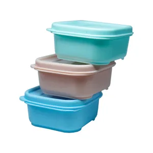 ظرف نگهدارنده طرح مربعی مدل 70104 بسته 3 عددی