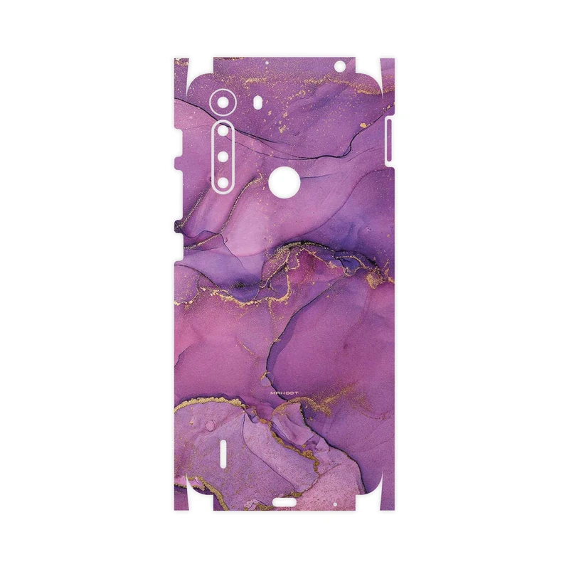 برچسب پوششی ماهوت مدل Purple Marble-FullSkin مناسب برای گوشی موبایل موتورولا One Fusion