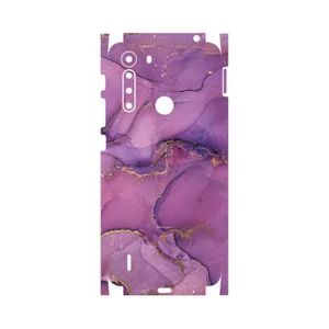 MAHOOT Purple Marble-FullSkin Cover Sticker for Motorola One Fusion
