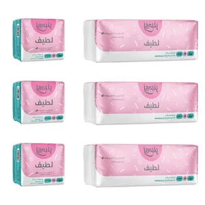 نوار بهداشتی پنبه ریز مدل لطیف 6 بسته 10 عددی