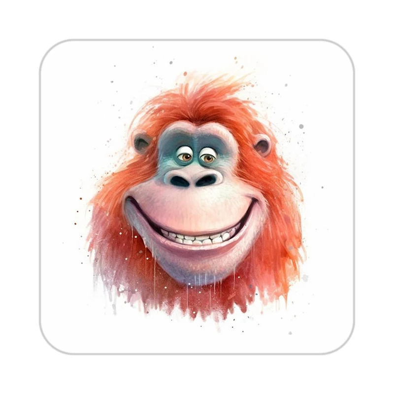 زیر لیوانی کاکتی طرح حیوانات کارتونی مدل mp27674