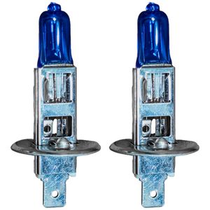 لامپ چراغ مه شکن جلو تک حالته بست یدک مدل یخی پایه H1 مناسب برای ساینا و کوییک بسته 2 عددی