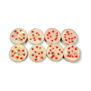 شمع وارمر طرح هندوانه ای شب یلدا بسته 6 عددی